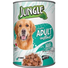 Jungle Biftekli & Sebzeli Köpek Konservesi 400 gr