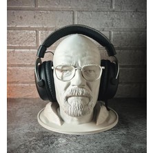 Fimer Dekoratif Kulaklık Standı Özel Hediye Headphone Stand - Walter White Bust - Breaking Bad