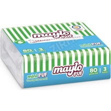 5 Adet Maylo Puf Mendil Mini 80'li