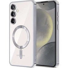 Bin1çeşit Galaxy S23 Plus Kılıf Kross Magneticsafe Kapak - Gümüş
