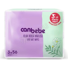 5 Adet Canbebe Islak Havlu 3X56'LI
