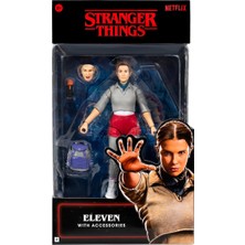 Fimer Things Eleven Upside Down Collector Figürü - 15,5 cm Yumuşak Iyi Giysiler ve Benzersiz Aksesuarlarla Son Derece Detaylı Figür