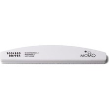 Fimer Professional Tırnak Üstü Törpü Buffer 100/180 Beyaz Yarım Ay