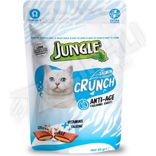 4 Adet Jungle Crunch Kedi Ödül Maması Yaşlanma Karşıtı 60 gr