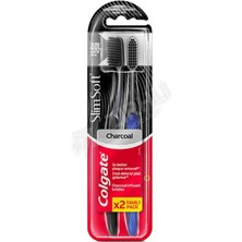 3 Adet Colgate Mikro Slim Soft Charcoal Diş Fırçası 1+1