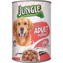 5 Adet Jungle Kuzu Etli & Av Hayvanlı Köpek Konservesi 400 gr