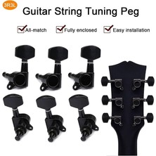 Fimer MHA10B Akustik Gitar Burgusu 3+3 Set + Vida Somun Pul