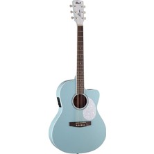 Fimer Jade Skop Akustik Gitar Açık Gözenekli Gökyüzü Mavisi Mat