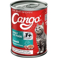 Cango Kuzu Etli Yetişkin Yaş Kedi Maması  415 gr