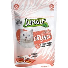 3 Adet Jungle Crunch Kedi Ödül Maması Güçlü Kemikler 60 gr