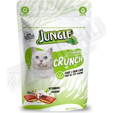 Jungle Crunch Kedi Ödül Maması Deri Tüy Bakımı 60 gr
