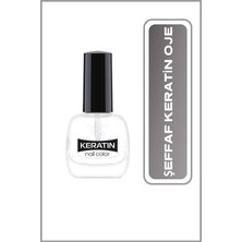 Fimer Rose Keratin Nail Color Clear - Keratin Içerikli Güçlendirici Parlak Oje