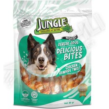 2 Adet Jungle Köpek Tavuk Sarılı Ödül Maması 85 gr