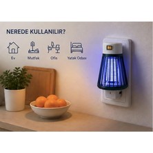 Fimer Elektrikli Sinek ve Böcek Öldürücü Lamba, Priz Tipi, Iç Mekan, 1W, AC100-240V