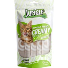 5 Adet Jungle Tavuklu Kedi Krema Ödül Maması 5'li 14 gr