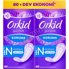 4 Adet Orkid Günlük Ped Normal 80'li