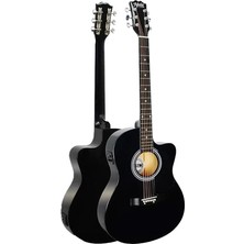 Fimer RG-560BK Pack Siyah Elektro Akustik Gitar Full Set Ekolayzerli 40 Inç 4/4 Yetişkin