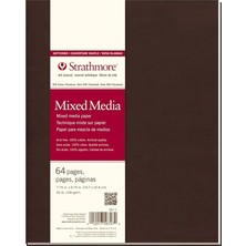 Fimer 567-7-1 Softcover Mixed Media Art Journal, 19,7 x 24,8 Cm, Beyaz, 64 Sayfa