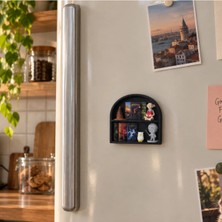 Printech3d Harry Potter Temalı Minyatür Kitaplık Magnet – Dekoratif Buzdolabı Süsü 8x7 cm