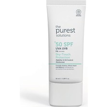 Fimer Purest Solutions, Yağlı ve Karma Ciltler Için Matlaştırıcı Güneş Koruyucu Krem Spf 50, 50 ml