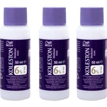 Fimer Koleston Peroksit 6% Sıvı Oksidasyon Kremi 3x'li Set