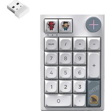 Fimer K3 Pro Üç Modlu 2.4g/bt5.0/usb-C Kablosuz Bluetooth Mekanik Numara Klavye - 19 Anahtar Mini Taşınabilir Rgb Arka Işık Oyun Klavyesi