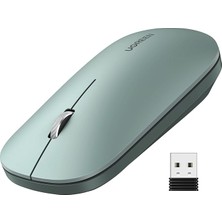 Fimer Kablosuz Fare, 2,4 Ghz USB Bağlantısı, Maks. 4000 Dpi, 18 Ay Pil Ömrü. Pc, Mac, Dizüstü Bilgisayar, Windows 11, 10, 8.1, 7, Macos, Linux ile Uyumlu (Yeşil)
