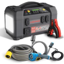 Fimer AW401 12V 2500AMP Li-Polimer Akıllı Akü Takviye + Pompa + Basınçlı Yıkama + Powerbank + LED Lamba