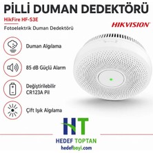 Hikvision HF-S3E-R8 Kablosuz Bağımsız Yangın Algılama Duman Dedektörü, Buzzerlı