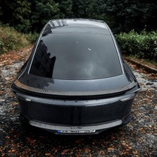 Fimer Model Y Juniper Pro Version Blow Parlak Karbon Fiber Görünüm Spoiler