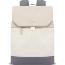 Fimer Zen Eco MCE-1305 Sırt Çantası - Macbook Çantası, Hırsızlığa Karşı Koruma, Küçük, Mini, 13-14 Inç Laptop, Günlük ve Iş Kullanımı, Şık Tasarım, Üniversite ve Okul Için, Bej