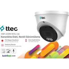 Ttec Full Color Dome IPDP-2330M-M/SL-LITE 2mp 2.8mm Sabit Lensli Ir Kamera (Tss)