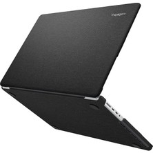Fimer MacBook Pro 16" (M5/m4/m3/m2/m) ile Uyumlu Kılıf Urban Fit Örgü Kumaş Siyah Kapak - ACS04211 (Spigen Tr Garantili)
