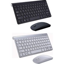 Fimer 2.4 Ghz Wireless Kablosuz Slim Klavye ve Mouse Seti + Türkçe Klavye Etiketi - AL27701 (Siyah)
