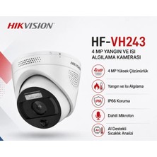 Hikvision HF-VH243 4mp 2.8mm Dome Yangın-Isı Algılama Kamerası