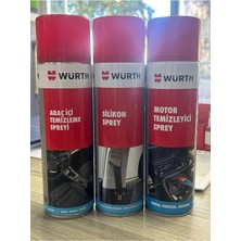 Fimer Süper Set Würth Motor Temizleme-Silikon Sprey-Araç Içi Temizleme