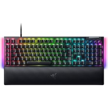 Fimer Blackwidow V4 (Yeşil Anahtar) - Chroma Rgb Mekanik Oyun Klavyesi - Razer Snap Tap (Tıklamalı Mekanik Anahtarlar, 6 Özel Makro Tuşu, Avuç Içi Dayanağı) Tr Düzeni | Siyah
