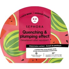 Fimer Collectıon Quenching & Plumping Effect Yüz Maskesi, Hyaluronik Asit, Karpuz, 1 Adet