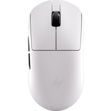 Fimer Dragonfly A9 Serisi Kablosuz Oyun Faresi, Hafif 53-57 G, PAW3950 Ultra / PAW3395 Sensör, 42000 Dpı'ya Kadar, 8k Yoklama, Buz Hissi Kaplama, Üç Modlu Bağlantı (A9, Beyaz)