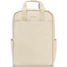 Fimer MCE-1524 Nova Eco Çevre Dostu Laptop Sırt Çantası 15.6 Inç, Ykk Fermuarlı Bilgisayar Sırt Çantası, Kadın ve Erkek Günlük Sırt Çantası, Okul ve Iş Sırt Çantası, Latte