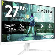 Fimer Evnia 27M2N3201PL 27" 260Hz 0.3ms HDR10 Full Hd Fast IPS Beyaz Gaming (Oyuncu) Monitör