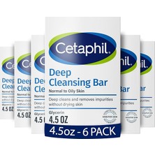 Fimer Bar Soap, Deep Cleansing Face And Body Bar, Pack Of 6, For Dry To Normal, Sensitive Skin, Soap Free, Hypoallergenic, Paraben Free, Fragrance Free, Removes Makeup, Dirt And Oil