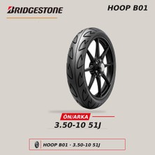 Bridgestone Hoop B01 3.50-10 51J Ön/arka Scooter Lastiği (2025)