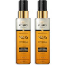 Fimer Argan & Keratin Sıvı Saç Kremi 2'li Set – Durulanmayan, Dökülme Karşıtı, Onarıcı ve Dolgunlaştırıcı Bakım Spreyi 150 ml