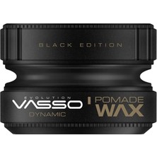Fimer Pomade Islak Görünüm Kazandıran Wax | Tüm Saç Tipleri | Süper Tutuş ve Islak Görünüm | Black Edıtıon Dynamic 150 ml