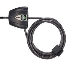 Fimer Lock Anahtarlı Siyah Python Bisiklet Kilidi, Ayarlanabilir Metal Kablo Kilidi, Dış Mekan Ekipmanları, Bisikletler, 6 Ayak Uzunluğunda, 8417D Için Hava Koşullarına Dayanıklı Vinil Kaplamaya