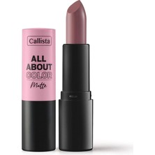 Fimer All About Color Matte Lipstick Mat Görünümlü Ruj 503 Table For Two, Pembe