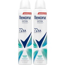 Fimer Kadın Sprey Deodorant Shower Fresh 72 Saat Kesintisiz Üstün Koruma 200 ml (2 Paketi)