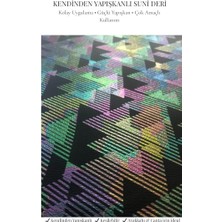Fimer Yapışkanlı Hologramlı Geo Suni Deri – 21X30 cm – Kutu, Cüzdan, Anahtarlık, Defter ve Dıy Kaplama Malzemesi