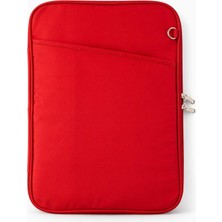 Aydogan's 13" - 14'' - 15'' Inç Uyumlu Kırmızı Notebook Laptop Çantası Omuz Askılı Su Geçirmez Kumaş